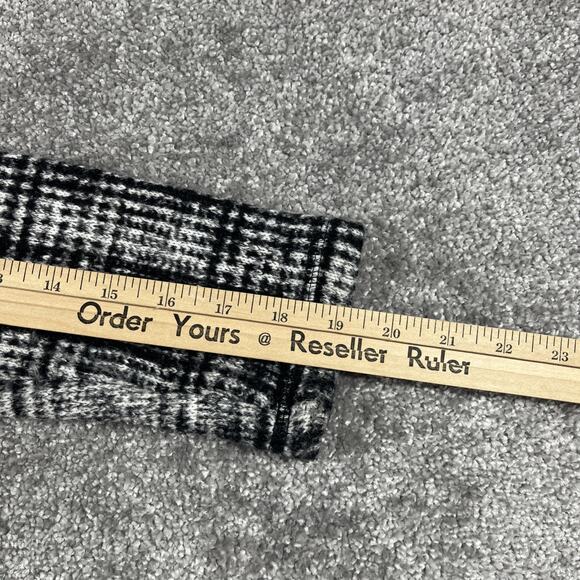 Columbia Sweater Womens Medium Turtleneck Plaid Soft Cozy Winter - Picture 12 of 13